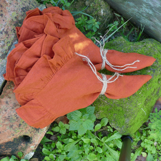 guardanapo de linho lavado